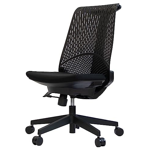 イトーキ サリダ YL6 ブラック オフィスチェア【スタイリッシュデザイン/通気性・メッシュ形状のハイバック/こだわりの座面/シンクロロッキング / 360度回転 / 85mm座面上下昇降 / イトーキ品質 / 3年保証 / お客様組立品】 ゲーミング デスクチェア YL6-BLEL